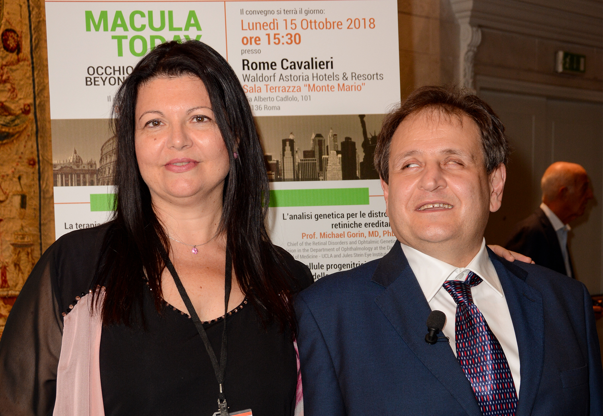 Dott.ssa Simona Fanini con il Presidente UICI Claudio Cola