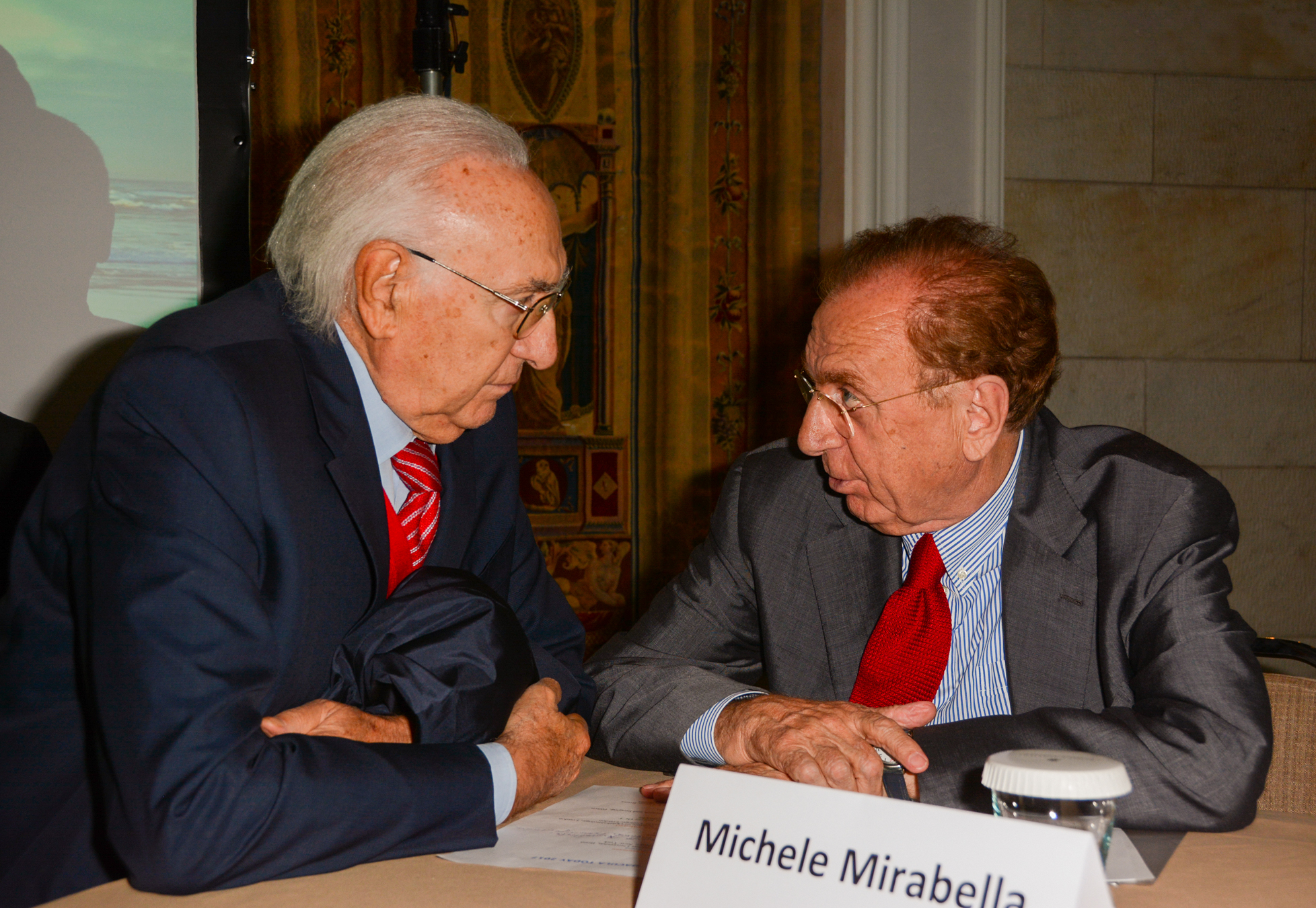 Il Dott. Pippo Baudo e il Dott. Michele Mirabella